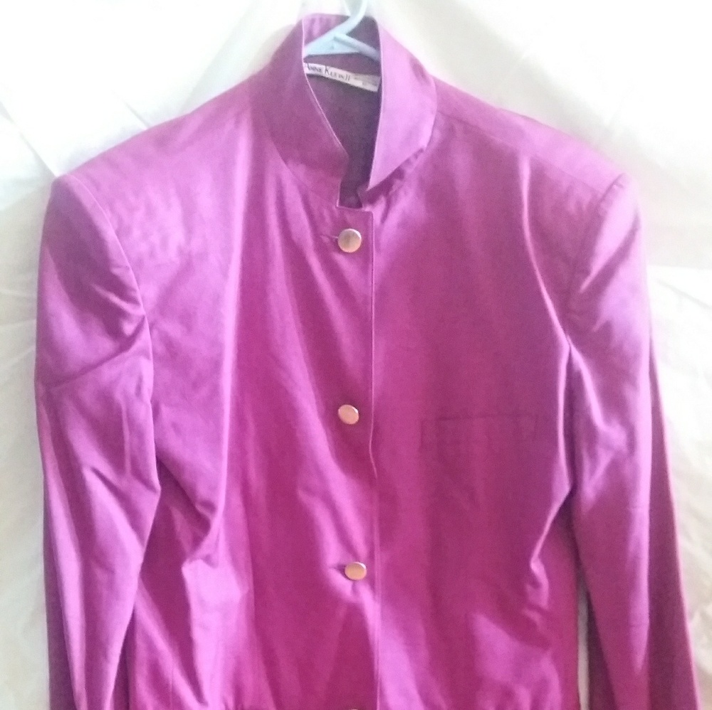 Vintage Anne Klein silk blazer